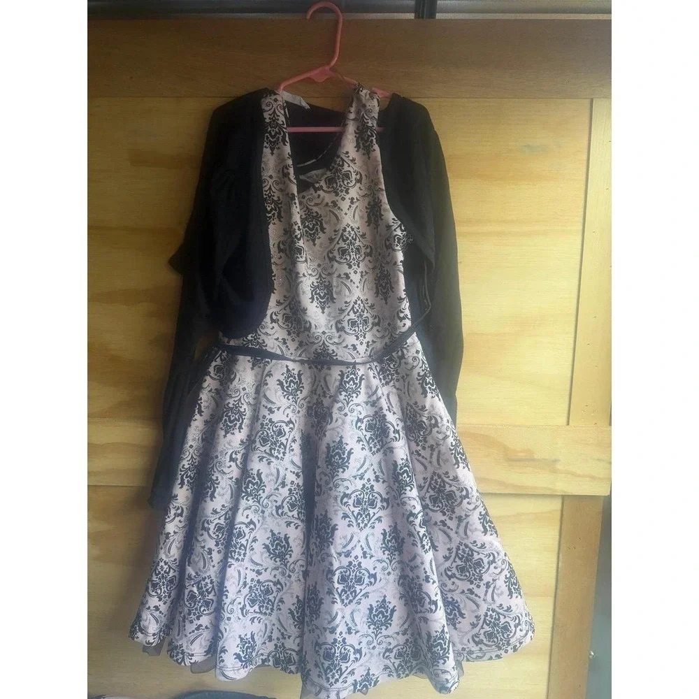 Knit Works Girls Sleeveless Dress, Size 14